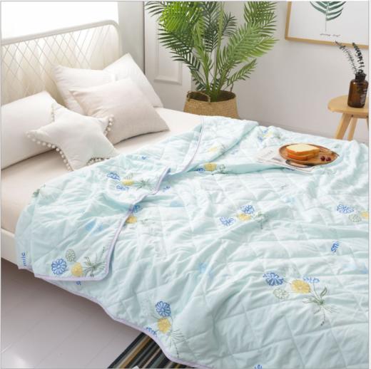 【床上用品】。水洗棉夏被夏凉被纯色夏凉被礼品空调被夏天 商品图1