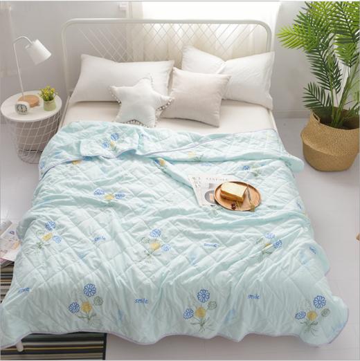 【床上用品】。水洗棉夏被夏凉被纯色夏凉被礼品空调被夏天 商品图0
