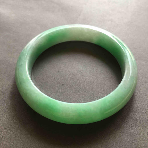 糯种阳绿翡翠手镯58 商品图3