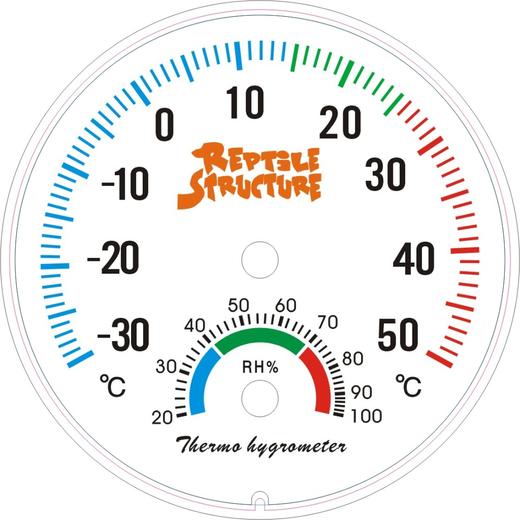 Reptile Structure-爬结构 爬虫宠物蜥蜴陆龟角蛙爬箱网箱亚克力箱温度计湿度计机械温湿度计 商品图2
