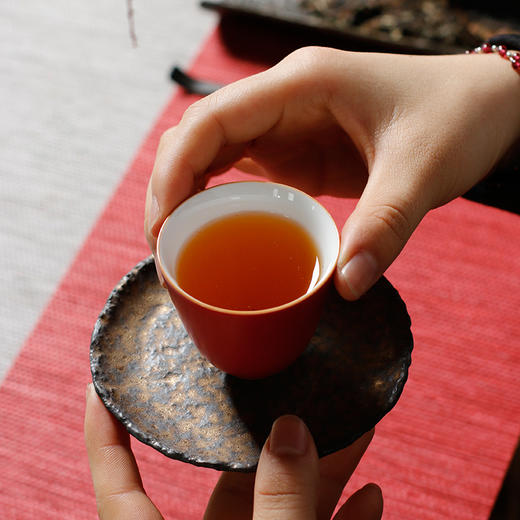 新中式红礼盒装茶具套装 盖碗整套茶具送礼家用陶瓷玻璃公杯 商品图3
