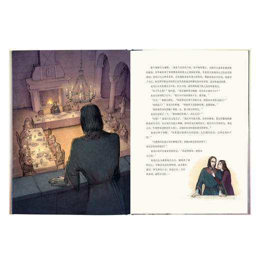 《麦克白》专为孩子改编的莎士比亚经典，权谋的悲剧 读小库名著绘本10-12岁 商品图4