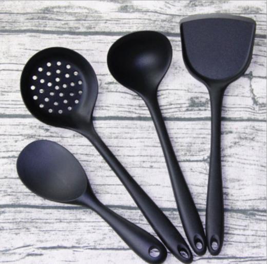 【厨房用品】*厨房工具硅胶厨具4件套烹饪勺铲不粘锅套装厨房用具厨房用品 商品图2