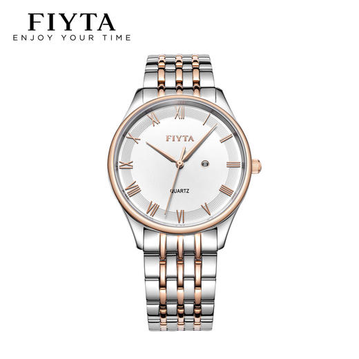 飞亚达(FIYTA)手表卓雅系列商务休闲石英表 男表DG800013.MWM 商品图0