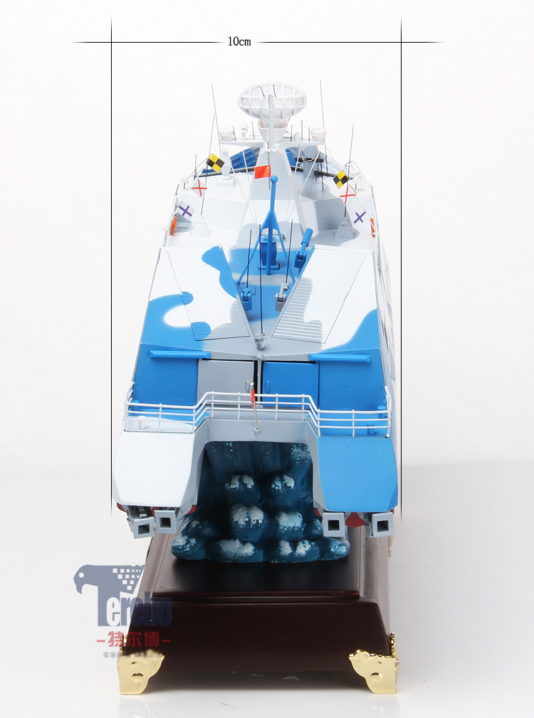 特尔博022型隐形导弹艇模型丨合金舰艇模型丨军事摆件丨收藏礼品