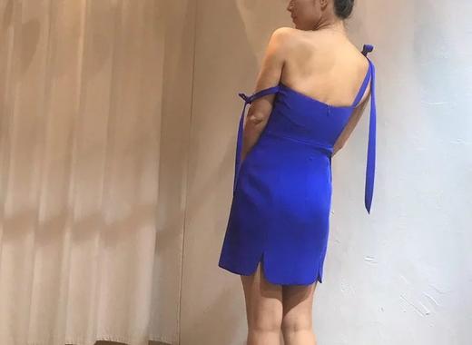 Atelier Miss Lu/ Janet-宝蓝露背系带连身裙 商品图2