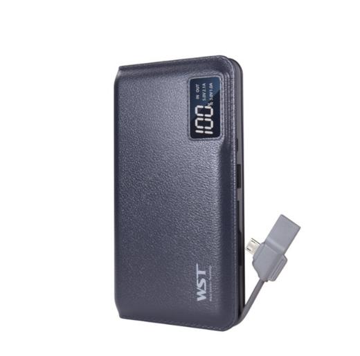 【充电宝】*自带线移动电源10000毫安 私模数码新款快充带显示屏充电宝超薄 商品图2