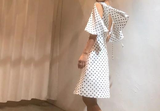 Atelier Miss Lu / Muriel-波点挖肩露背连身裙 商品图2