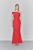 Atelier Miss Lu/ Rosie-红色斜肩鱼尾长礼服 商品缩略图1