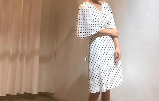 Atelier Miss Lu / Muriel-波点挖肩露背连身裙 商品图1