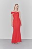 Atelier Miss Lu/ Rosie-红色斜肩鱼尾长礼服 商品缩略图3