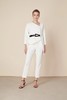 AtelierMissLu/ Nelly-白色修身九分裤 商品缩略图2