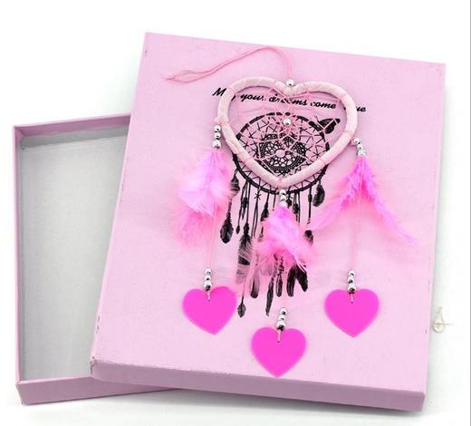 【家居摆件】纯白桃心捕梦网 家居装饰 商品图2