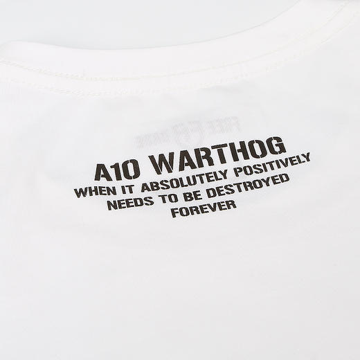 【19.9元1件】自由基地A-10战机印花图案短袖T恤军迷款打底衫休闲体恤 商品图1