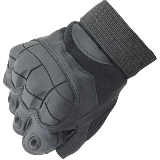 【户外运动】户外运动装备骑行用品贴面超纤软壳防护骑行半指手套 商品图0