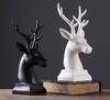 【家居摆件】贝汉美北欧现代简约家居客厅摆件 桌面玄关酒柜装饰品创意鹿头 商品缩略图2