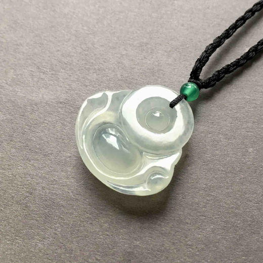 冰种厚庄翡翠弥勒佛 商品图4