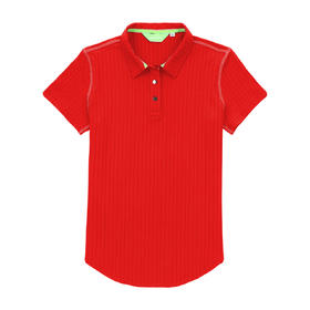 女士短袖polo衫（18SPS305A）桔红色