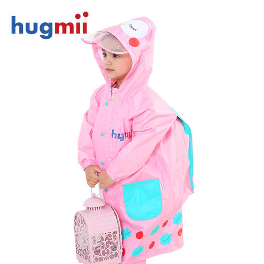 hugmii 动物款立体造型 带书包位雨衣 商品图1