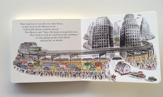 凯迪克金奖 小房子 纸版书英文原版The Little House 经典获奖绘本 儿童启蒙纸板书 汪培珽 维吉尼亚·李伯顿Virginia Lee Burton 商品图3