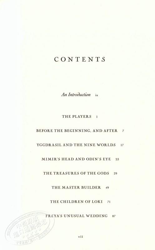 【中商原版】北欧神话 尼尔盖曼 英文原版书籍 Norse Mythology Neil Gaiman 诸神的黄昏 2种封面随机发货 商品图2