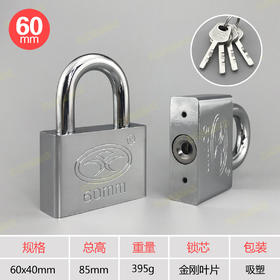 〖B011〗方金刚挂锁60