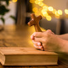 祷告伴侣十字架 实木十字架 基督教家庭摆件 手持十字架 商品缩略图0