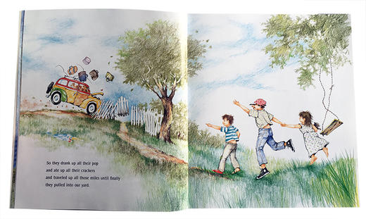 【中商原版】亲朋自远方来 英文原版儿童绘本 The Relatives Came 凯迪克银奖 辛西娅·赖蓝特Cynthia Rylant 大开本平装 商品图4