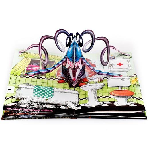 【中商原版】立体怪怪屋 英文原版 Haunted House 精装 互动游戏书 立体书 风趣幽默 6-12岁 Jan Pienkowski 商品图1