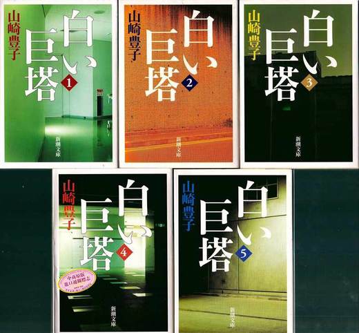 白色巨塔1-5卷全套 日文原版 白い巨塔 山崎丰子 山崎豊子 新潮社 日本国民级小说 日剧经典之作 江口洋介 唐泽寿明 黒木瞳 商品图1