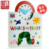 预售 What's the Time?纸板立体书Eric Carle艾瑞卡尔好饥饿的毛毛虫The Very Hungry Caterpillar Eric Carle艾瑞卡尔 时间学习时钟 商品缩略图0
