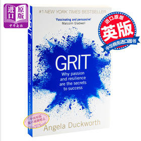 坚毅 英文原版 英文版 Grit 自我提升与创造力 Angela Duckworth 安杰拉达克沃思 英文原版书 英文书 自我提升 成功励志