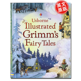 预售 【中商原版】英文原版 Usborne Illustrated Grimm Fairy Tales 插画故事 格林童话 Usborne经典儿童文学系列 全彩插图版 精装