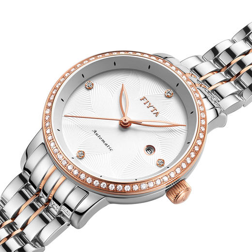 飞亚达花语系列机械女表dla26000mwmd