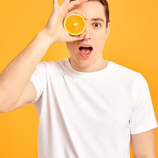 FOOXMET橙味情侣白T恤 商品图6