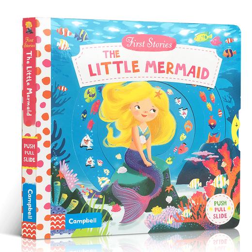 英文原版 First Stories The Little Mermaid 美人鱼 纸板机关书 商品图0