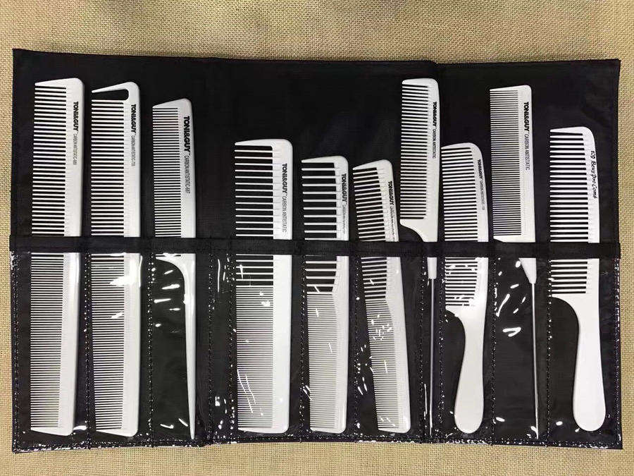 toni&guy托尼盖象牙白套装梳子 专业美发男发梳 女发梳 烫染造型尖尾