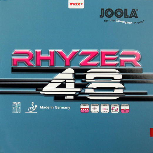 优拉JOOLA RHYZER PRO雷霆48度 尤拉涩性反胶乒乓球套胶 商品图0