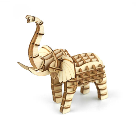 下架丨果壳有玩 | 木质动物拼插玩具12款 3d立体拼图 diy手工摆件