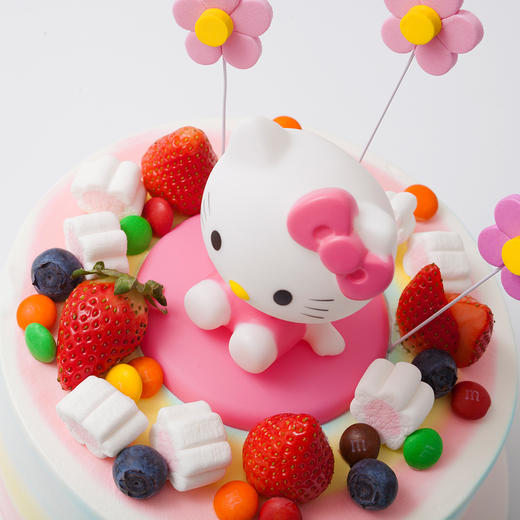 可爱Kitty-甜蜜鲜果夹心-多规格【生日蛋糕】 商品图1