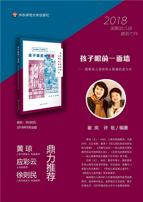 孩子眼前一面墙:图解幼儿园班级主题墙的虚与实 崔岚 华师大 正版 商品图1