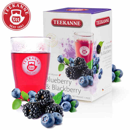 teekanne 德国进口蓝莓黑莓味水果茶包花果果粒茶袋泡冷泡茶 商品图0