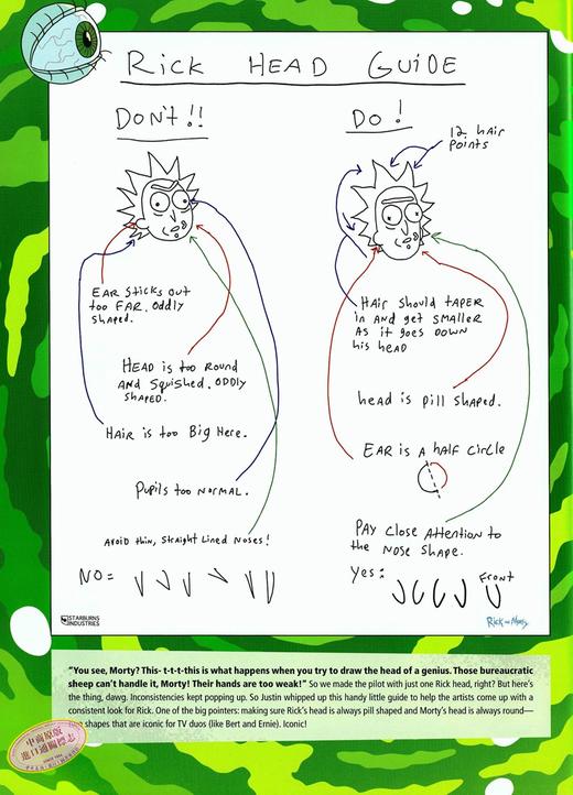【中商原版】瑞克和莫蒂设定集 英文原版 The Art of Rick and Morty 动画设定集 高分神作 脑洞大开 科幻动画 封面夜光底纹 商品图3