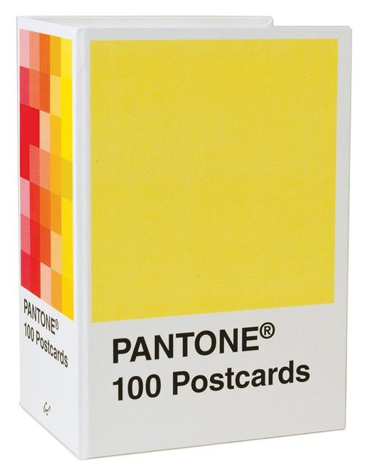 预售 【中商原版】潘通明信片套盒100张 进口艺术 Pantone Postcard Box: 100 Postcards 配色派通色彩卡片设计  Chronicle出版 商品图0