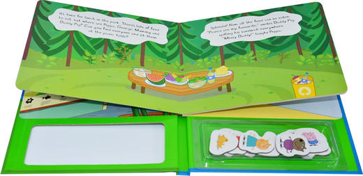 预售 粉红猪小妹 不可思议磁铁书 英文原版 Peppa Pig  Ladybird 小猪佩琪 玩具书 粉红佩佩猪 动画 幼儿启蒙图书 儿童互动童书 英文版 商品图1