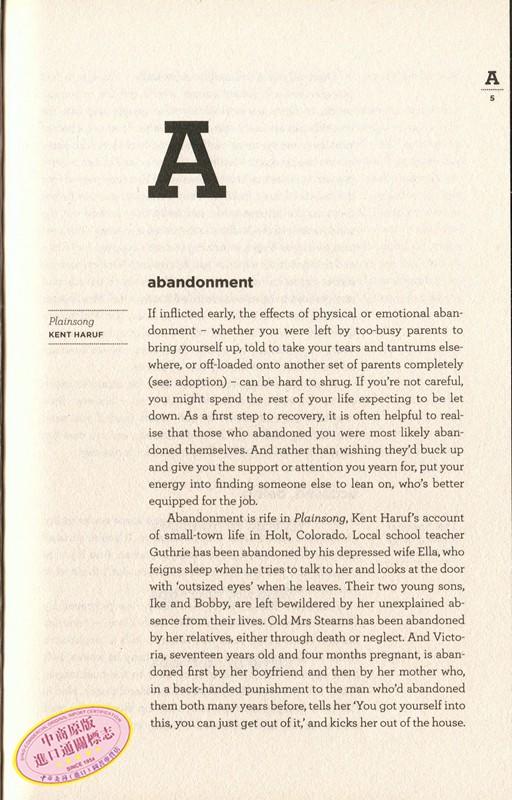 小说药方：人生疑难杂症文学指南 英文原版 英文版 The Novel Cure 英文文学 Ella Berthoud 商品图3