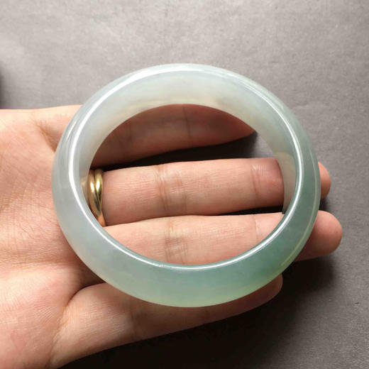 糯冰种晴水化地厚庄翡翠手镯56 商品图4