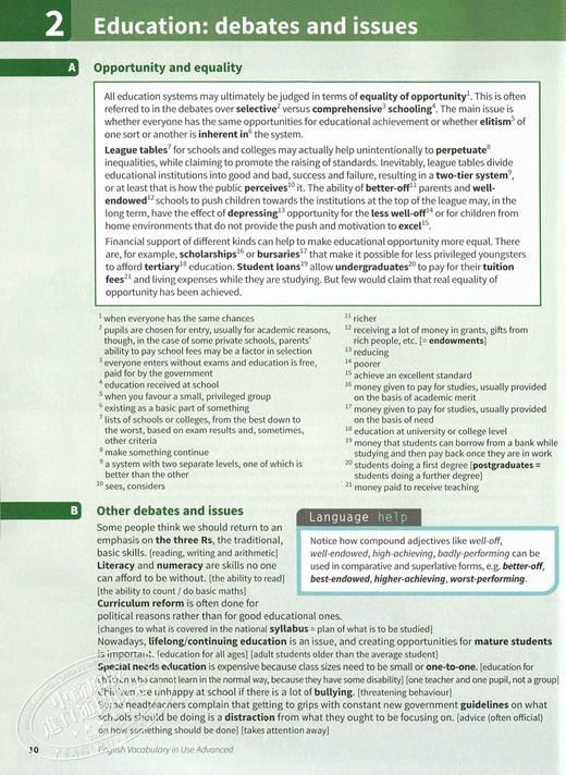 【中商原版】剑桥高级英语词汇 英式英语 配答案和电子书 英文原版English Vocabulary in Use Advanced 商品图4