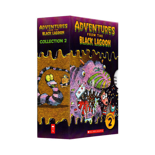 【中商原版】黑潭小学 英文原版 Black Lagoon Collection 2 学乐课外阅读章节书 盒装10册（11-20册）4-10岁 商品图0