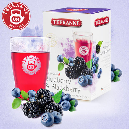 teekanne 德国进口蓝莓黑莓味水果茶包花果果粒茶袋泡冷泡茶 商品图3
